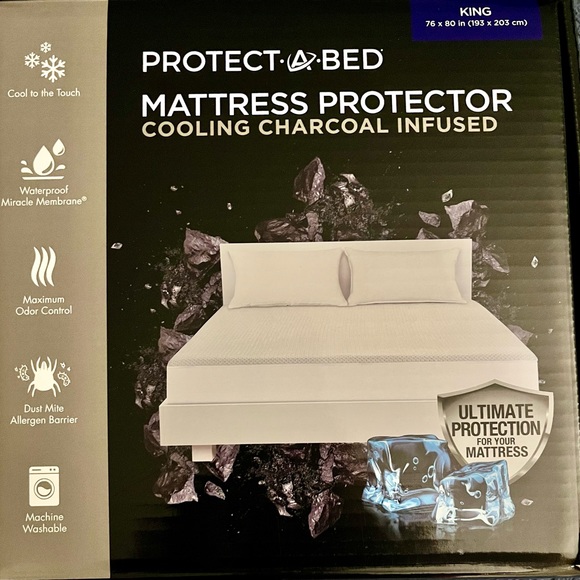 Mattress Protector Cooling Charcoal Infused - Picture 5 of 5
